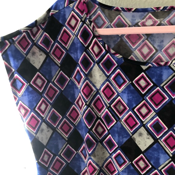 Lane Bryant 22/24 Geometric Pattern Top - Picture 3 of 4